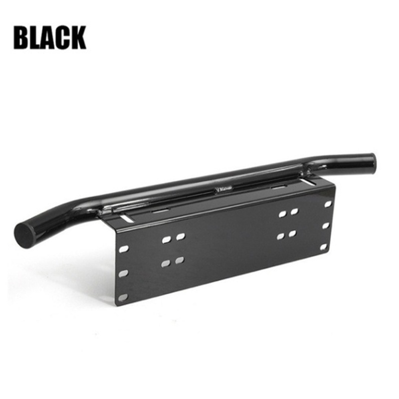 23Inch Auto Voorbumper Nummerplaat Beugel Aluminium Bull Bar Stijl Houder Voor Duiken Light Bar Truck Suv: Black