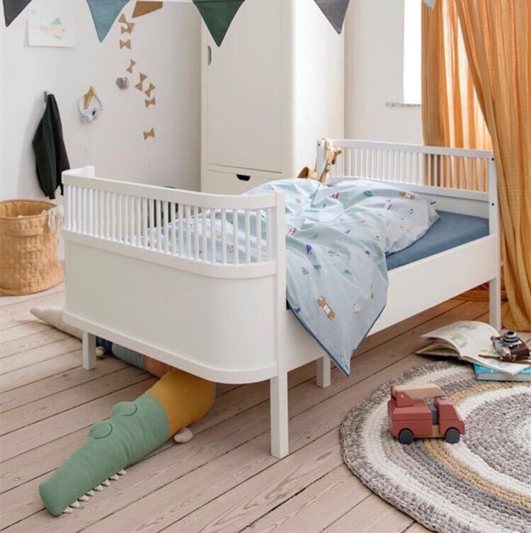 185 centimetri stile Scandinavo Danese per bambini decorazione della stanza del bambino letto paraurti piccolo coccodrillo cuscino riposo a letto di sonno