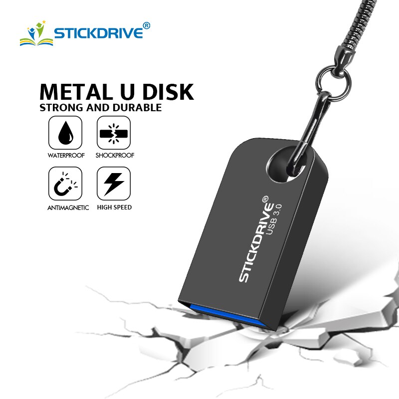 Super Mini Usb 3.0 Metalen Pen Drive 16 Gb 32 Gb 64 Gb Usb Flash Drive Flash Usb Stick disk 128 Gb Op Sleutel 2.0 Memory Stick