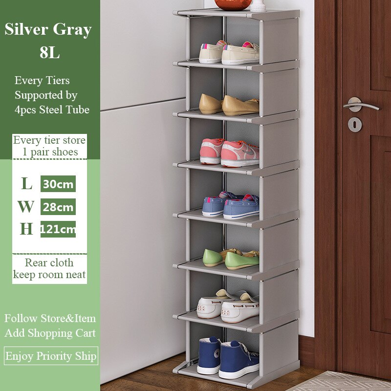 Standing Shoe Storage Rack Dustproof Shoes Cabinet Assemble Shoe Organizer Top Corner Closet Holder Amazing Shoe Cabinet