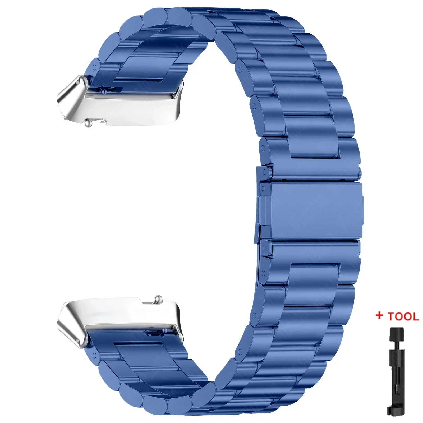 Correa de Metal sin huecos para Redmi Watch 3, pulsera activa de acero inoxidable para Xiaomi Redmi Watch 3 Lite