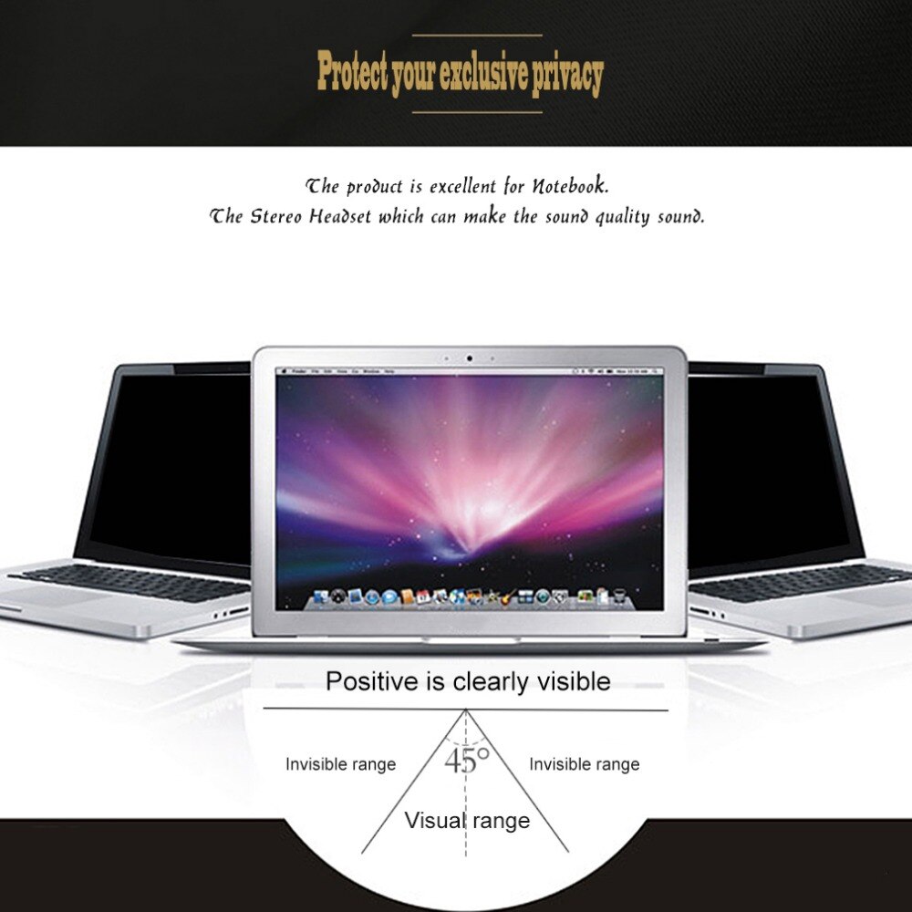 Privacy Protective Film Peep Proof protective For 14 inch Widescreen(16:9) Laptop LCD Monitor/Notebook