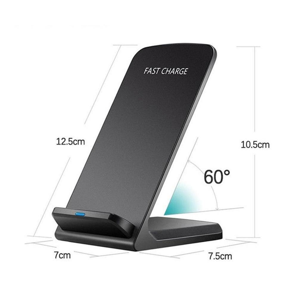 10W Fast Wireless Charger For Samsung Galaxy S9/S9+ S8 S7 Note 9 S7 Edge USB Qi Charging Pad for iPhone XS Max XR X 8 Plus