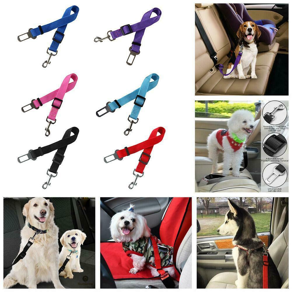 Huisdier Kat Hond Veiligheid Voertuig Autogordel Mascotas Hond Veiligheidsgordel Harnas Lead Clip Honden Supplies Accessoires Voor Auto Reizen