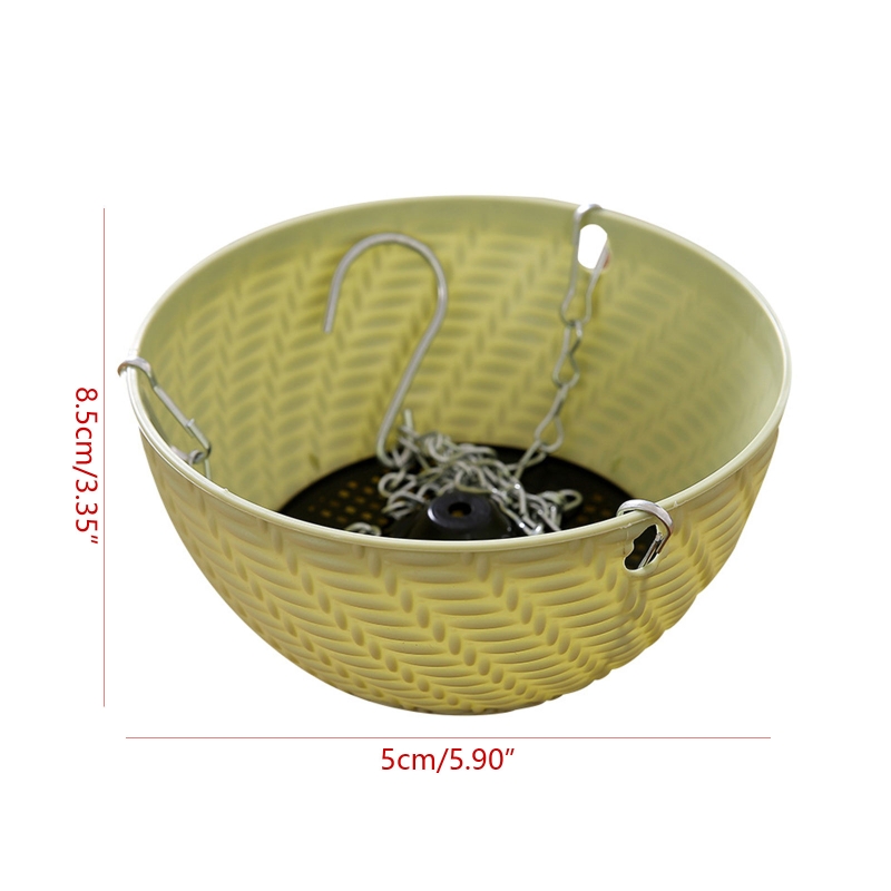 Plants Hanging Basket for Succulents cacti Grasses Drainer Flowers Indoor Outdoor Plant Hanger Flower Basket Hanging Planter