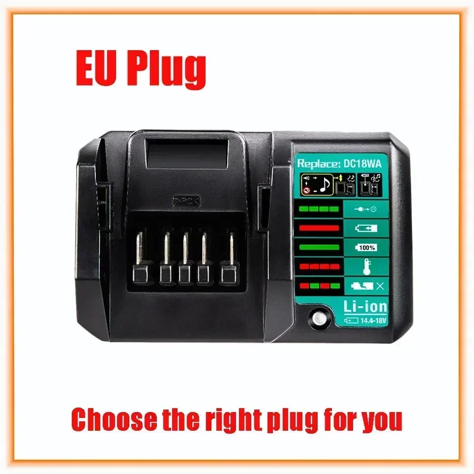 Batterie aste Eddie Ion, Makita Mak, BL1415G, BL1413G, BL1460G, DC18WA, UH480D, UH520D, UM165D, URagglomD, DMR106, 14.4V, 5,0 Ah: Rouge