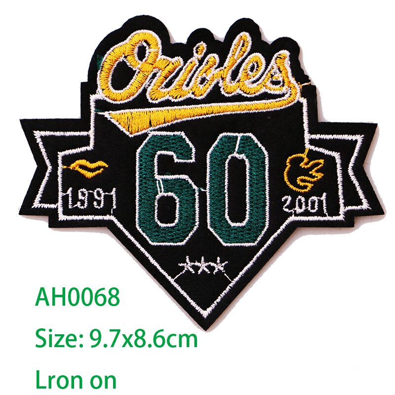 2 STUKS Digitale medaille, klok pictogram Geborduurde Ijzer op Patches voor Kleding DIY Strepen Kleding Patchwork Stickers Custom Badges: AH0068