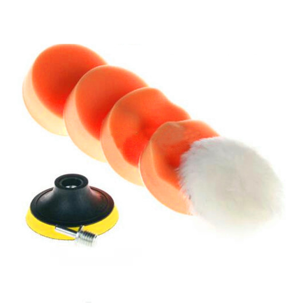 NewCar Polishing Tools kits Set 3 Inch Buffing Pad Kit Compound Polishing Auto Cars Detail Drill Adapter