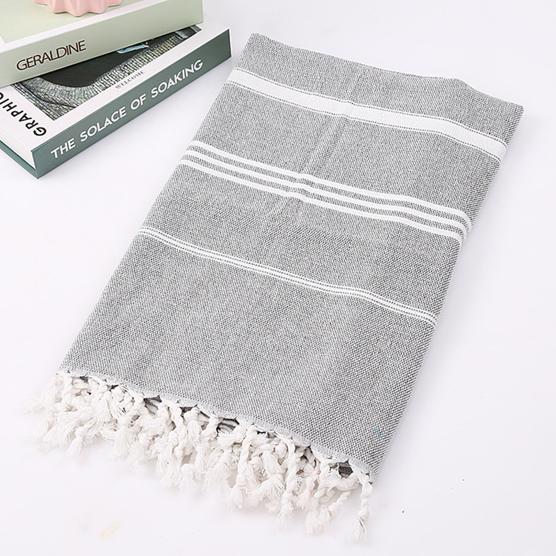 Turkiskt hamam handduk pestemal beach resa peshtemals bad fouta bomull stor 100*180 cm