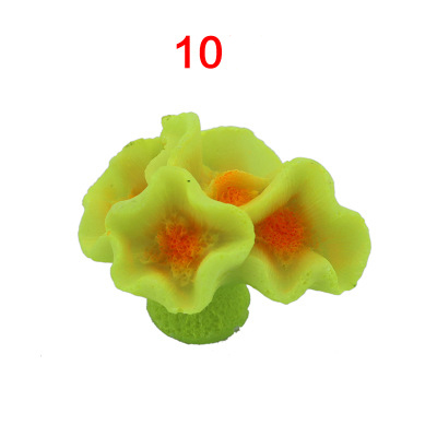 Symulacja akwarium żywe żywiczne ozdoby koralowe sztuczny koral ozdoby akwariowe kolorowe koralowe ozdoby akwariowe: FIOLETOWY