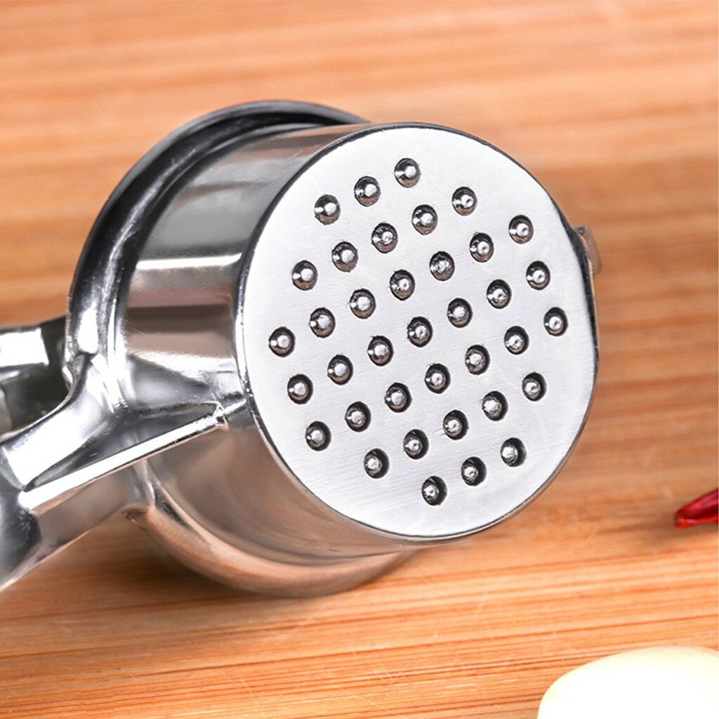 Knoflookpers Crusher Squeezer Stamper Thuis Keuken Tool Rvs Multifunctionele Ingeklemd Walnoot Flesopener