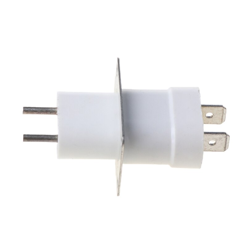 Home Electronic Microwave Oven Magnetron Filament 4 Pin Socket Converter White