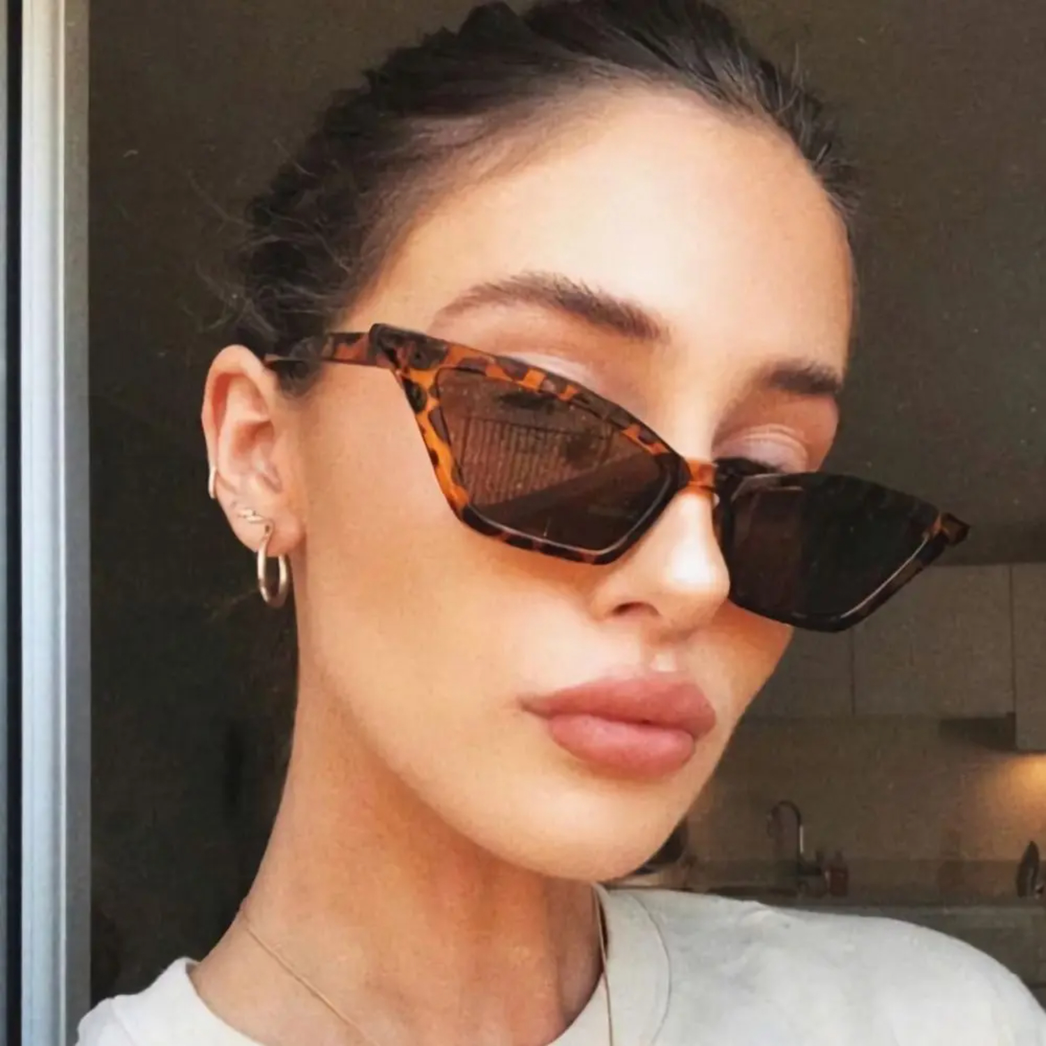 Vintage Cat Eye zonnebril damesmode UV400 zonneschermen fietsbril