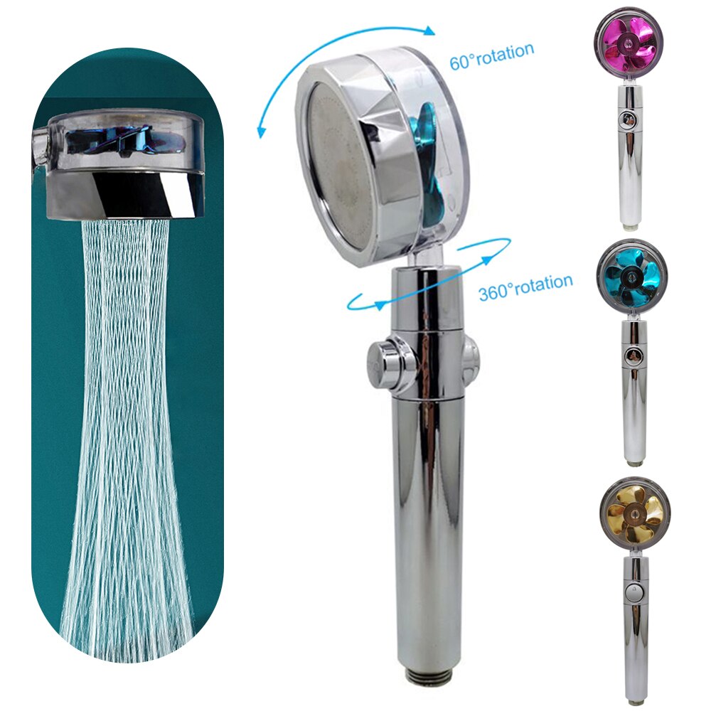 Druckdusche, turboventilator, regendusche, wassersparende duschbrause, duschhalterung, badezimmerzubehör