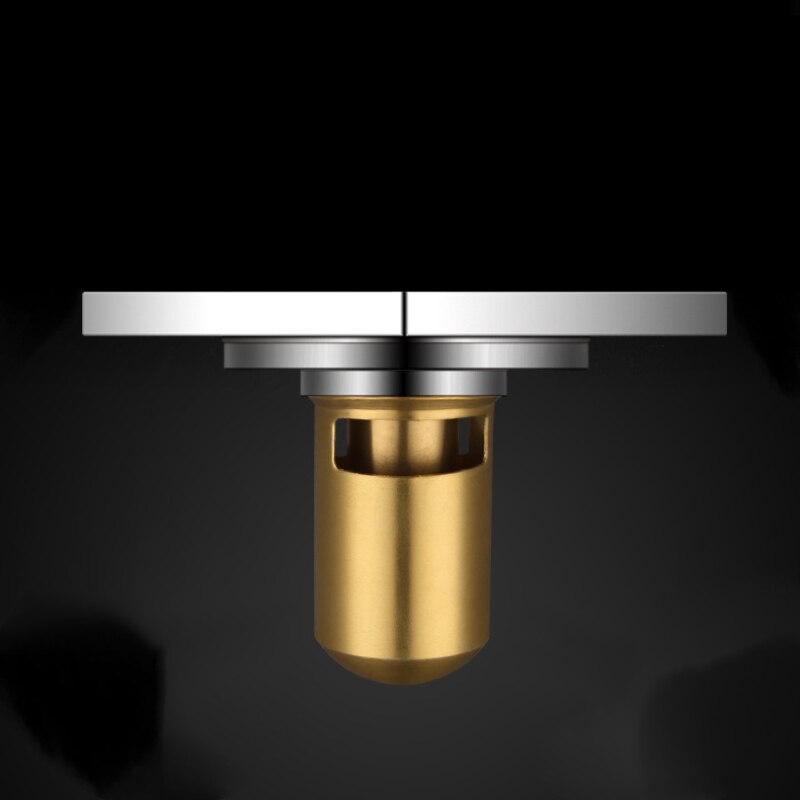 1 pc 9*14 cm Europese Messing Afgewerkt Grote Verplaatsing Badkamer Balkon Deodorant Afvoerputje