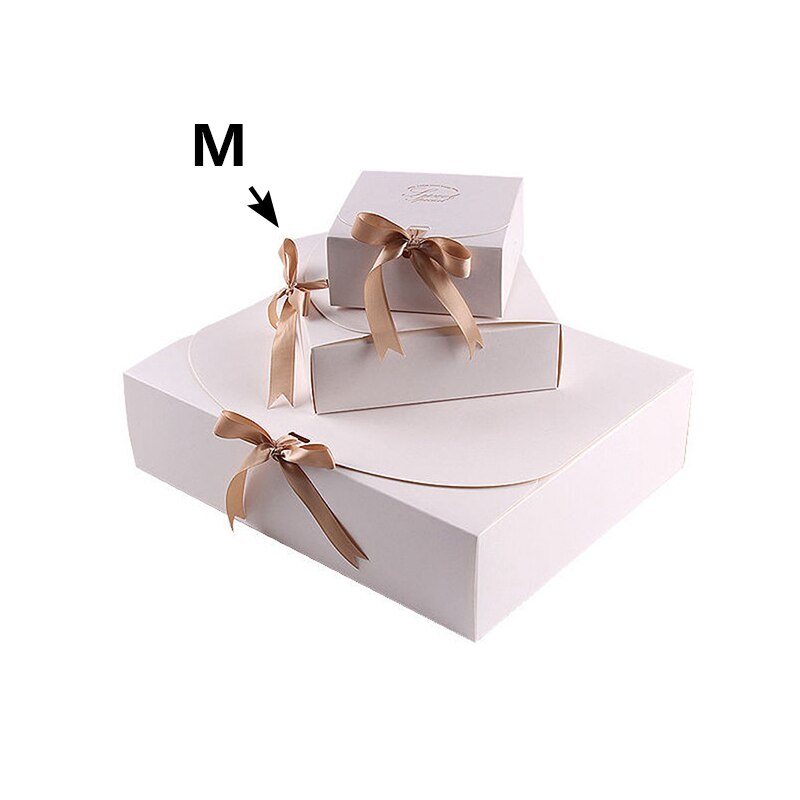 White/Black/Red/Yellow Box Event & Party Supplies Packaging Wedding Birthday Handmade Candy Chocolate Box: A-Medium box