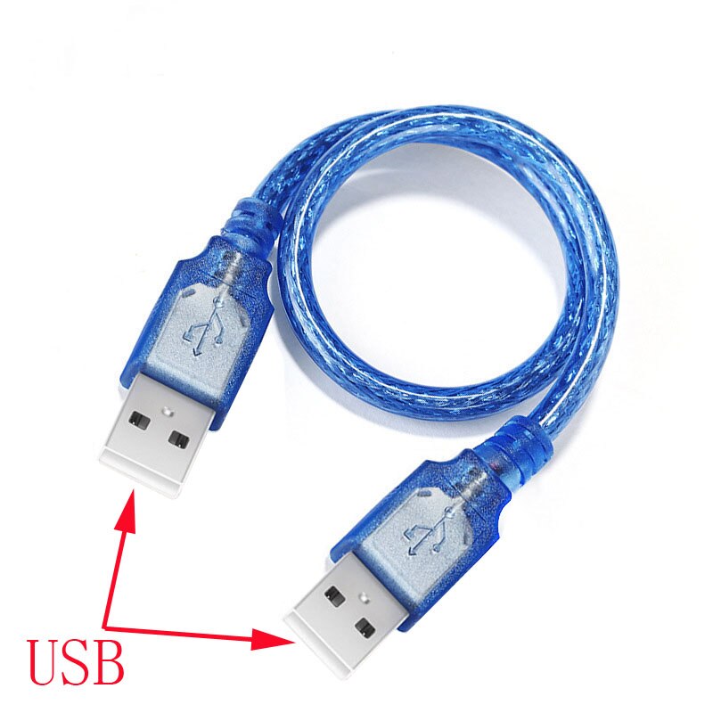 10pcs USB Male to USB Male USB female Mini 5P Micro B female Cable data sync For Computer Mobile phone Printer MP3 MP4 Cable: USB male to male
