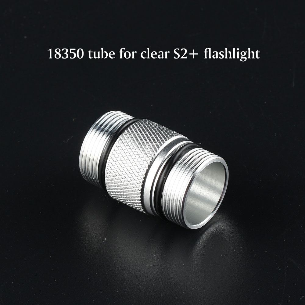 18350 battery tube for clear S2+ flashlight