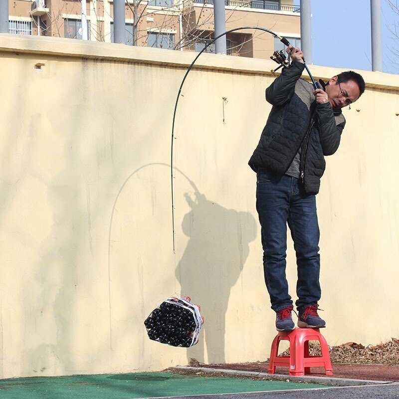 Telescopic Carbon Fishing Rod Fishing Tackle Lure Rod 1.8 M 2.1 M Fishing Rod Reservoir Pond
