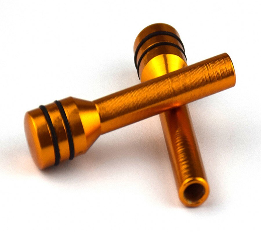 1 Pcs Car Safety Door Lock Aluminum Alloy Universal Car Interior Lift Status Button Lifting Lightweight Door Lock Pins: gold