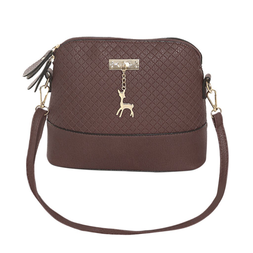 Kvinner messenger bags mini bag hjort leketøy skjell form skulder bag messenger crossbody bag bolsa feminina #yj: Vin