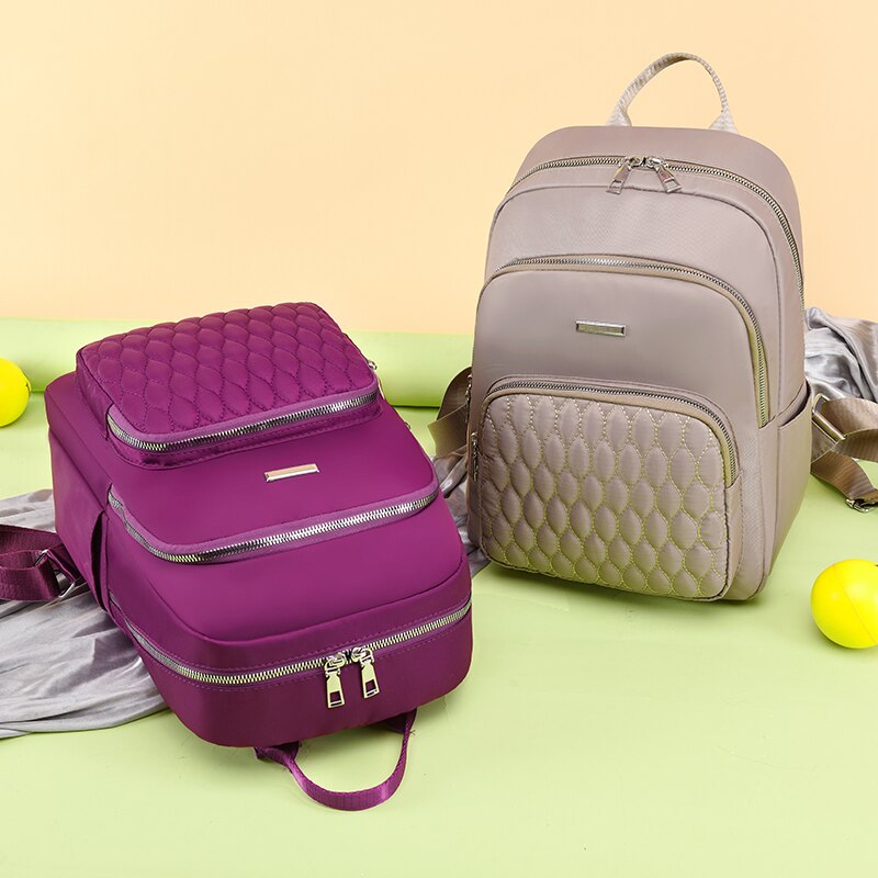 Toposhine solid väska för flickor oxford skolväska garanterad väska kvinnor ryggsäck brodertrådar ryggsäck väska