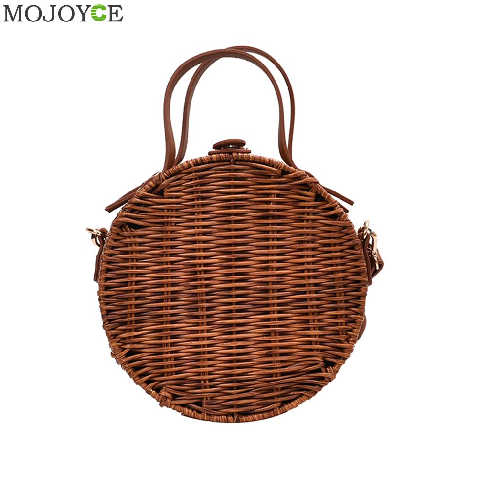 Dames stro handtas messenger bag winkelen geweven pu strand kleine portemonnees klassieke crossbody schoudertas