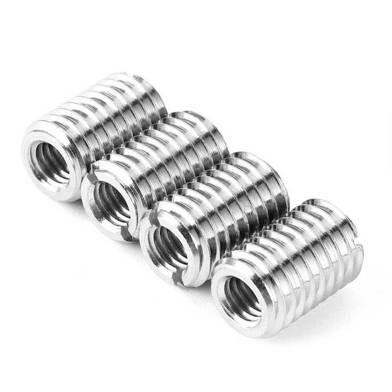 Set di 10 Inserti Filettati M8 a M6 in Acciaio Inox - Dadi di Riduzione