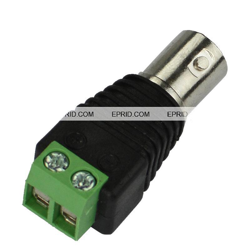 10pcs Coax CAT5 To Camera CCTV BNC Female Jack Video Balun Connector Adapter