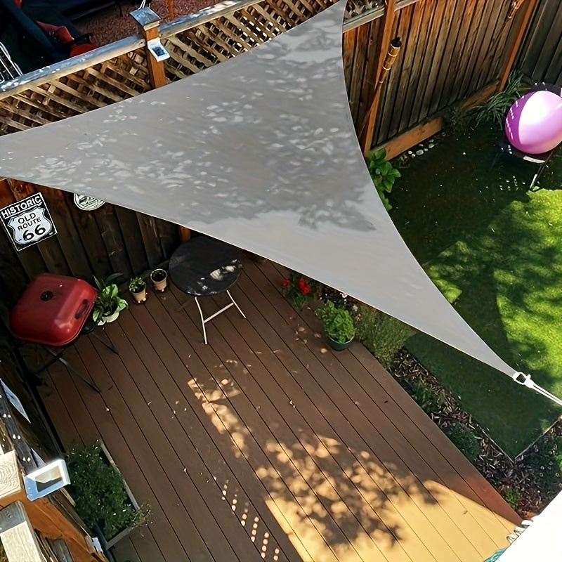 Multi-size Triangle Sun Shade Sail Waterproof Outdoor Garden Patio Party Sunscreen Awing Sun Canopy For Beach Camping Pool
