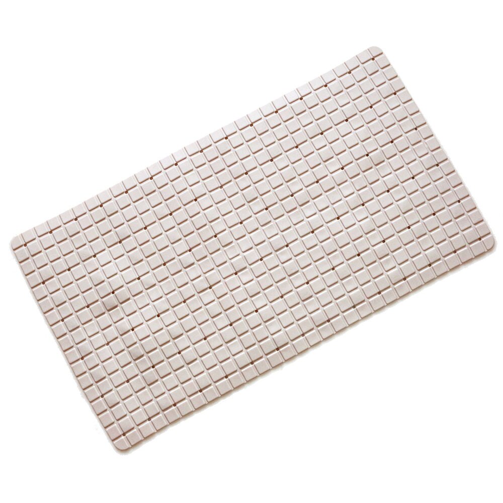 Grille antidérapante en PVC | Tapis de sol pour les toilettes, tapis de salle de bain, de douche, fournitures de salle de bain à domicile: Khaki