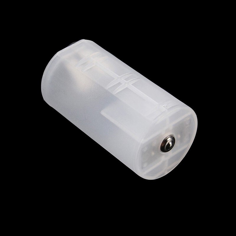 1/2/5 pces 2 aa para d tamanho bateria titular caso conversão caixa de bateria adaptador conversor 2 * aa para d switcher para baterias 2aa a d
