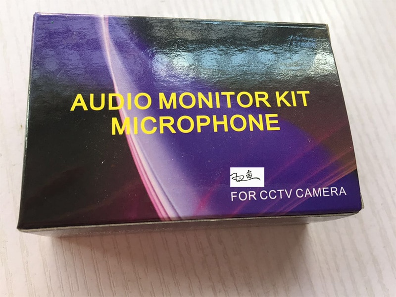 Vandtæt mikrofon mikrofon til sikkerhed dvr kamera system kabel cctv mikrofon lydsignal enhed bred vifte høj følsom