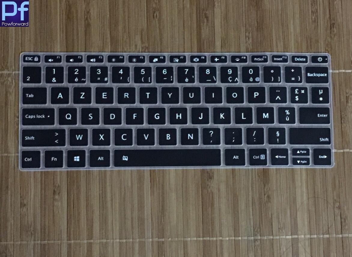 Clavier français azerty Silicone clavier couverture peau protecteur pour Xiao mi ordinateur portable Pro 15 15.6 Air 13 13.3 12 12.5 Franch