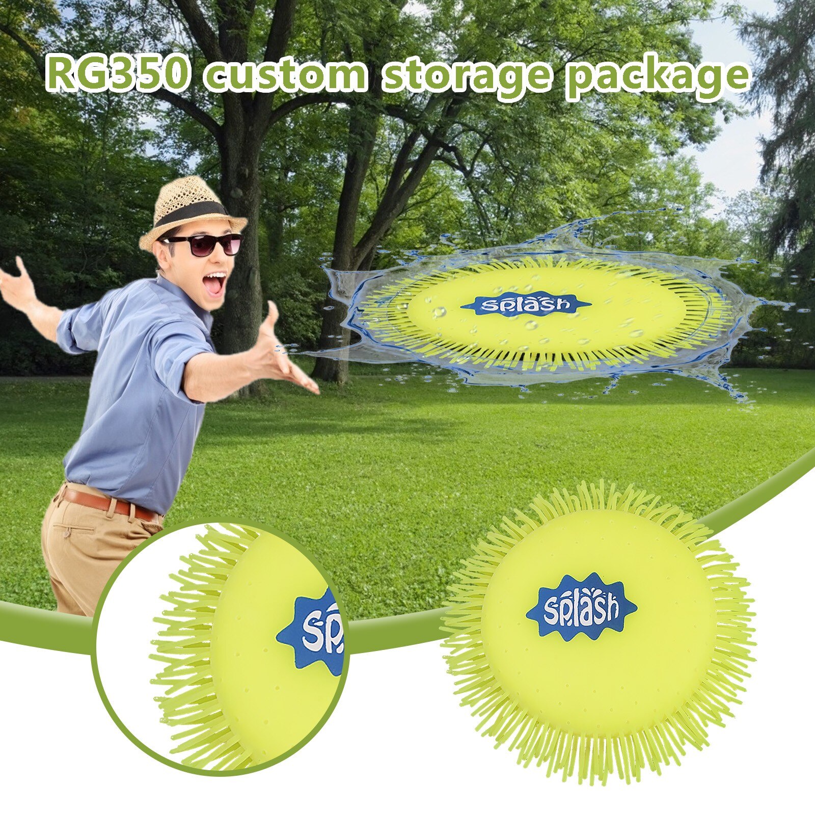 Kinderen Grappige Buitensporten Speelgoed Sunlites Sport Tornados Spinners Splashs Schijf Absorberende Speelgoed Spatten Fun Zomer Games