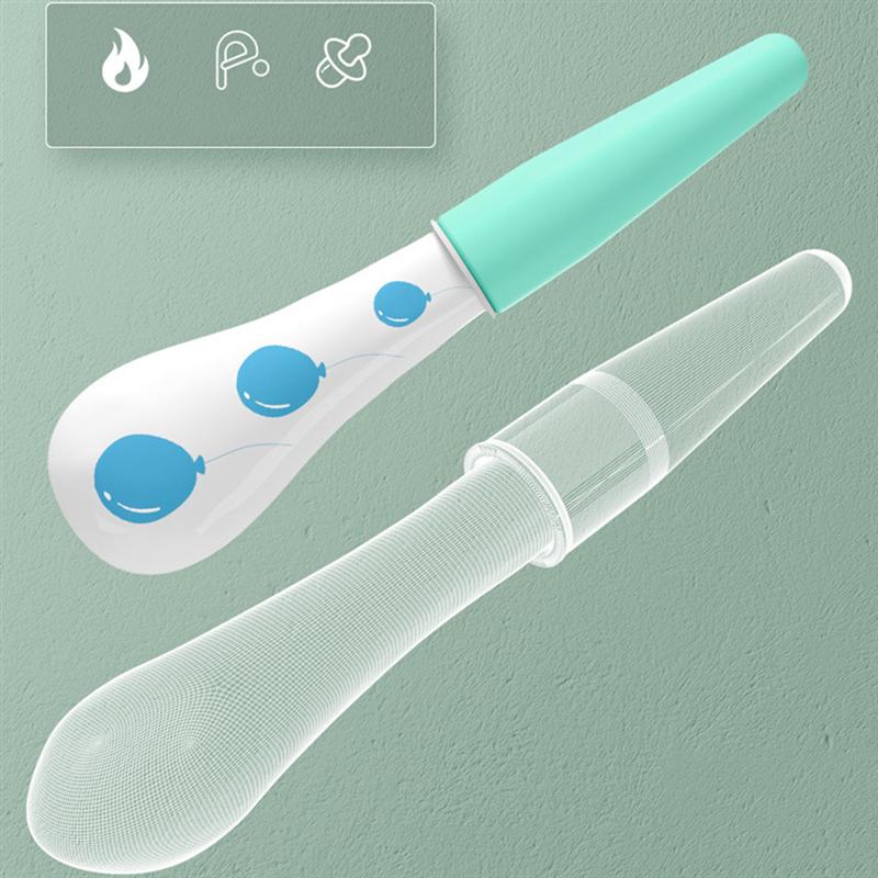 Soft Nasal Apparatus Safe Nose Cleaner Hygienic Nasal Aspirator Snot Sucker For Newborn Toddler Baby Kid Light Green