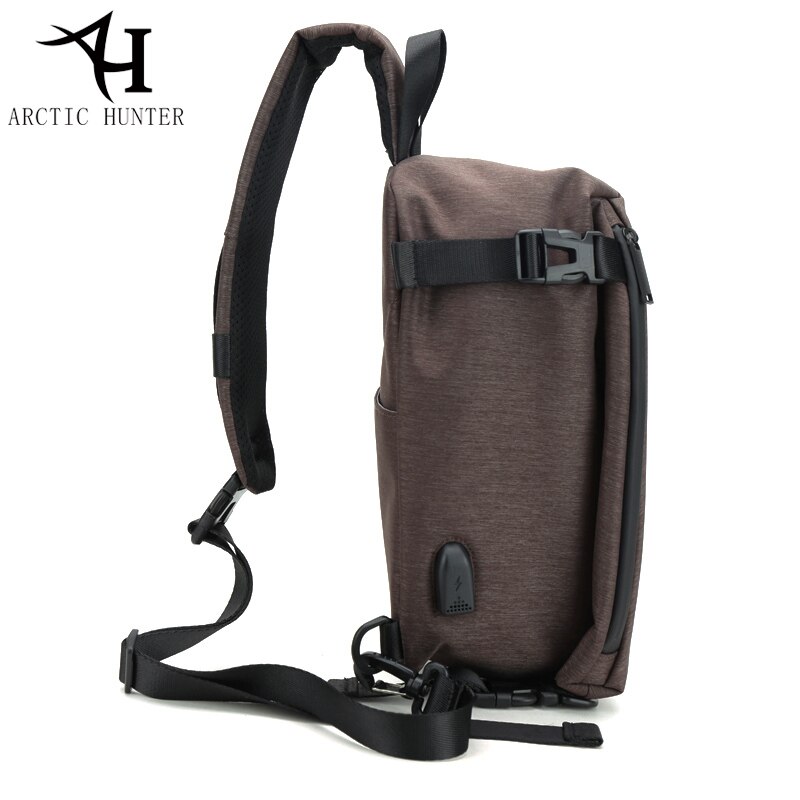 ARCTIC HUNTER Borst Zak Crossbody Tassen voor Mannen Messenger USB Lading Waterdichte Nylon Toevallige Schoudertas Kerstcadeau