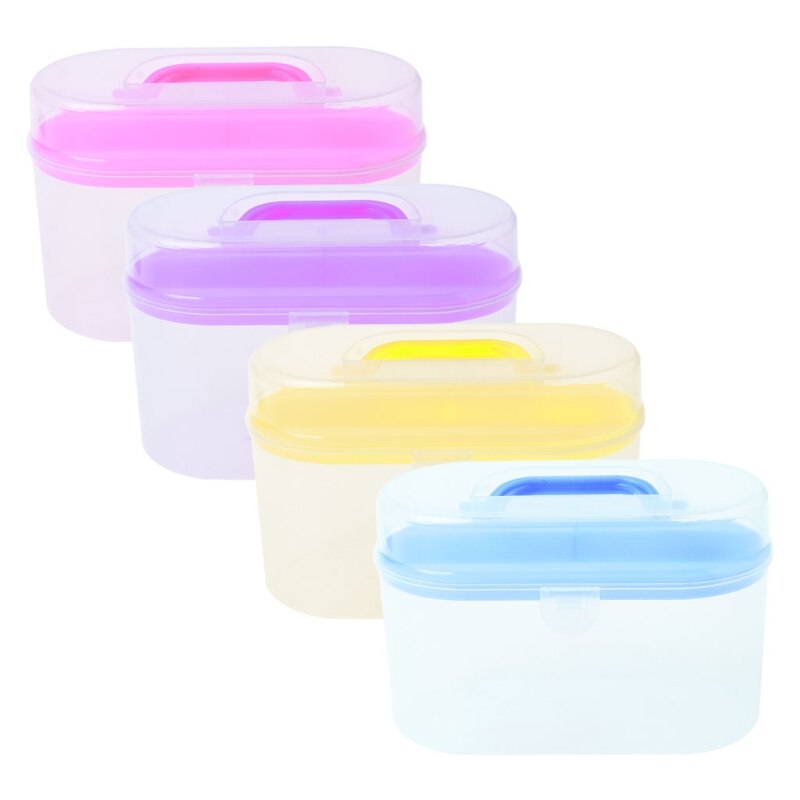 kit da cucito Scatola di Immagazzinaggio Strumento fa Filo Forbice Organizzatore Contenitore di Medicina: Default Title