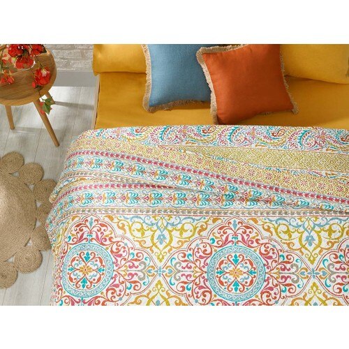 Englısh Thuis Raisa Tek Persoonlijkheid Multifunctionele Bed Cover 160X220 Cm Groen