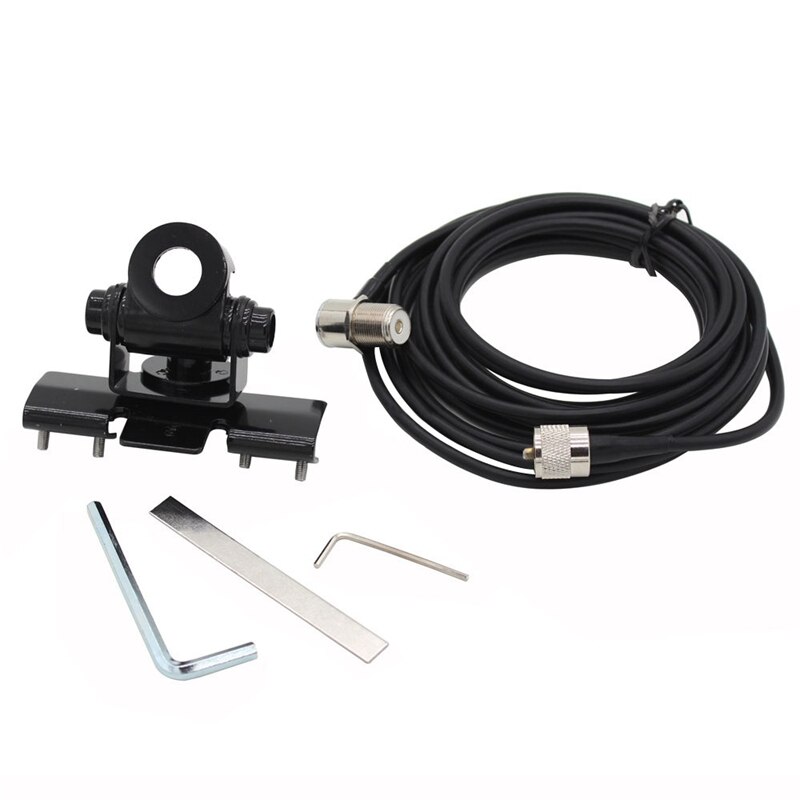 RB-400 Auto Antenne Halterung + 5M PL259 Stecker Verlängern Kabel Zubringer Kabel für Handy, Mobiltelefon Radio TH-9800 BJ-218 KT8900