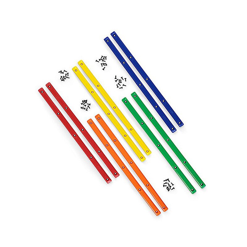 1 Pair Longboard Bumper strip Skateboard Rails Edge ribbing Protect With 10 Mounting Screws