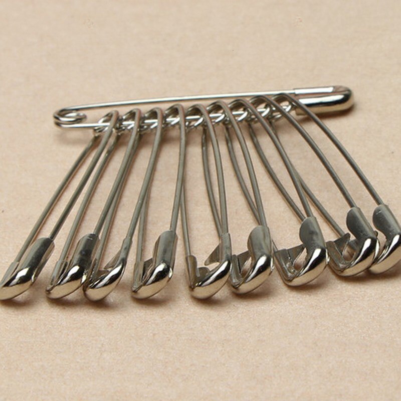 1Pack Good steel safety pins very strong for sewing & craft steel Many size FOR GARMENT