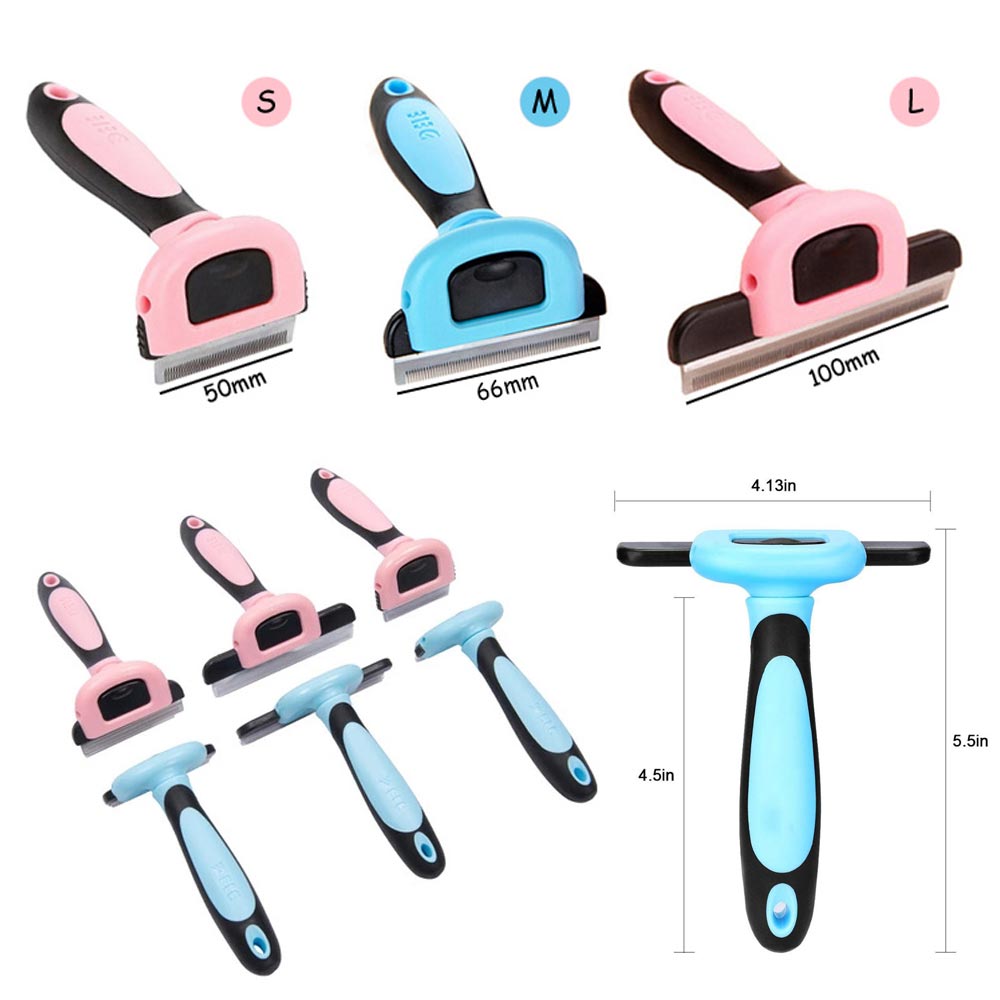 Peines cepillo Pet perro removedor de pelo gato accesorios de aseo para mascotas accesorio desmontable recortador de mascotas peines para perro gato