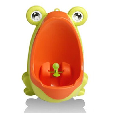 Baby Boy Wall-Mounted Hook Frog Potty Toilet Training Frog Stand Vertical Urinal Penico Pee Infant Toddler Bathroom Frog Urinal: Yellow6 Ordinary Pac