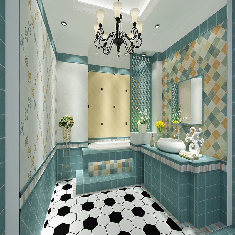 Autocollants de Carreaux de Sol Imperméables, Auto-Adhésifs, Épais, en Bois Mars, pour Mur, Sol, Chambre, Résistant à l'Usure, Décoration de Maison, Cuisine, HO: Moyen / vert