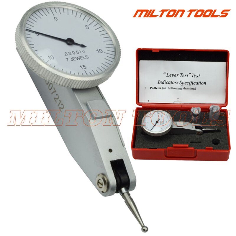 inch size 0.005inch Dial Test lever Indicator mini dial indicator dial gauge diameter