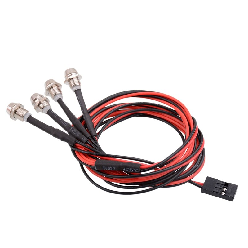 3Mm Model Auto Koplampen 2 Led Verlichting Voor Model Drift Afstandsbediening Auto Rc Accessoires