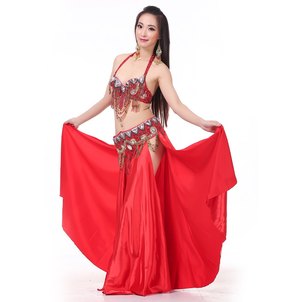 Robe de danse du ventre pour femmes, longue jupe Maxi