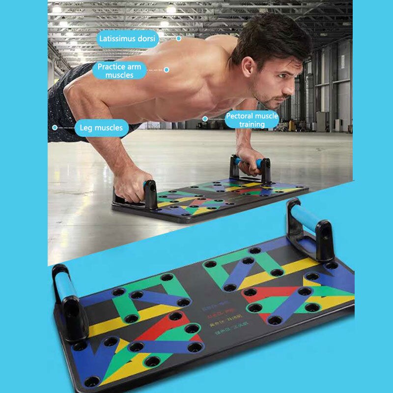 Multifunctional Push-up Board Portable Quick Disassembly Easy To Store Home Fitness Exercise Muscle Training Equipment Bracket