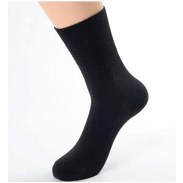 Diabeettiset sukat diabeetikoille hypertensiivisille potilaille ei-sidonta toppi ja saumaton varvas bambu puuvillamateriaali unisex  w0001: Musta